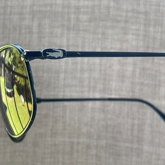 Lacoste Men Sunglasses Polarized Black Tone Metal Frame Eye Wear F229 Shades - Picture 6 of 12